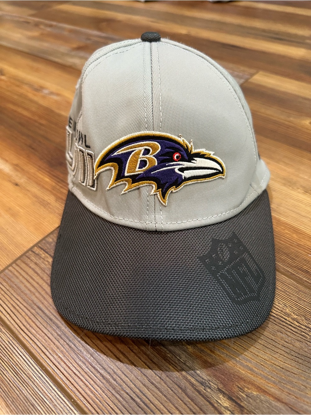 Baltimore Ravens NFL Gray and Black Super Bowl XLVII Champions Novelty Hat
